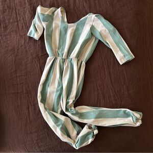 Alice + Ames circus striped jumpsuit
